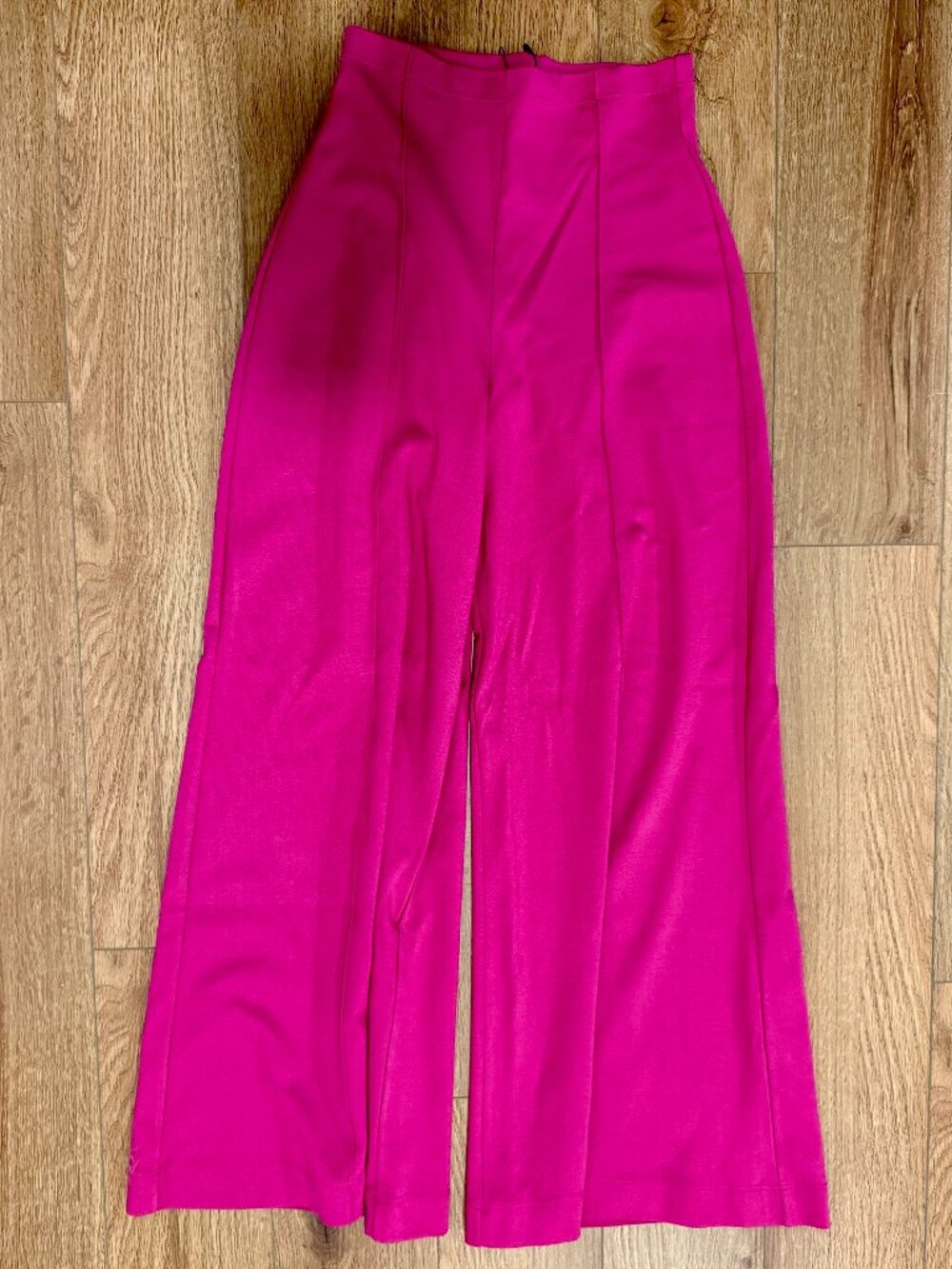 Ripley Rader Pink Ponte Wide Leg Pants Size 3 Medium NWT